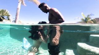 Asian xxx Teen Girl And Black BBC Fucks At The Pool - free xxx - HD 1080p