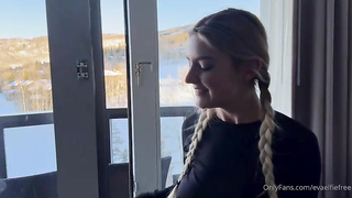 Eva Elfie - Creampie in Snow Mountains rq