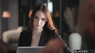 Hungry Hottie Has An Appetite For Her Bosss BBC HAZEL MOORE [BLACKED]