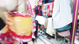 Bengali Youtuber Blouseless Saree 2