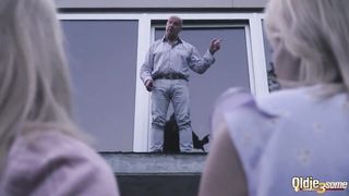 Birthday Surprise For Old Daddy From Two Daughters HD 720p