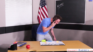 Ava Addams, Rachel Starr - Ava Addams Fucking in the Classroom with Her Tattoos - MyFirstSexTeacher