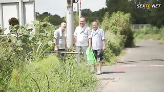 [JUQ-623] Neighborhood Camp NTR The Shocking Cuckolding Videos of My Wife Being Creampied Inside a T