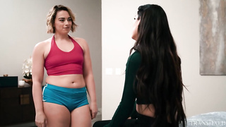 Sophia Burns And Zariah Aura - Let's Stay In Instead XXX