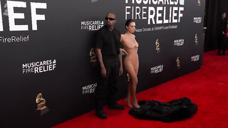 Kanye West And Bianca Censori Grammy 2025 2 video