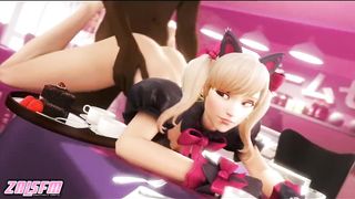 Sex D.va Mew Overwatch SFM HD 720p