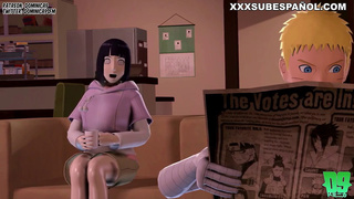 Hinata la Puta de los Clones de Naruto - Sub Español