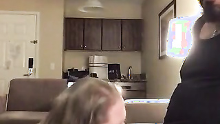 Blonde BJ and Rimjob