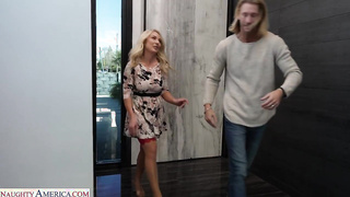 XXX New neighbor Sadie xxx is horny and needs some heasexy cream