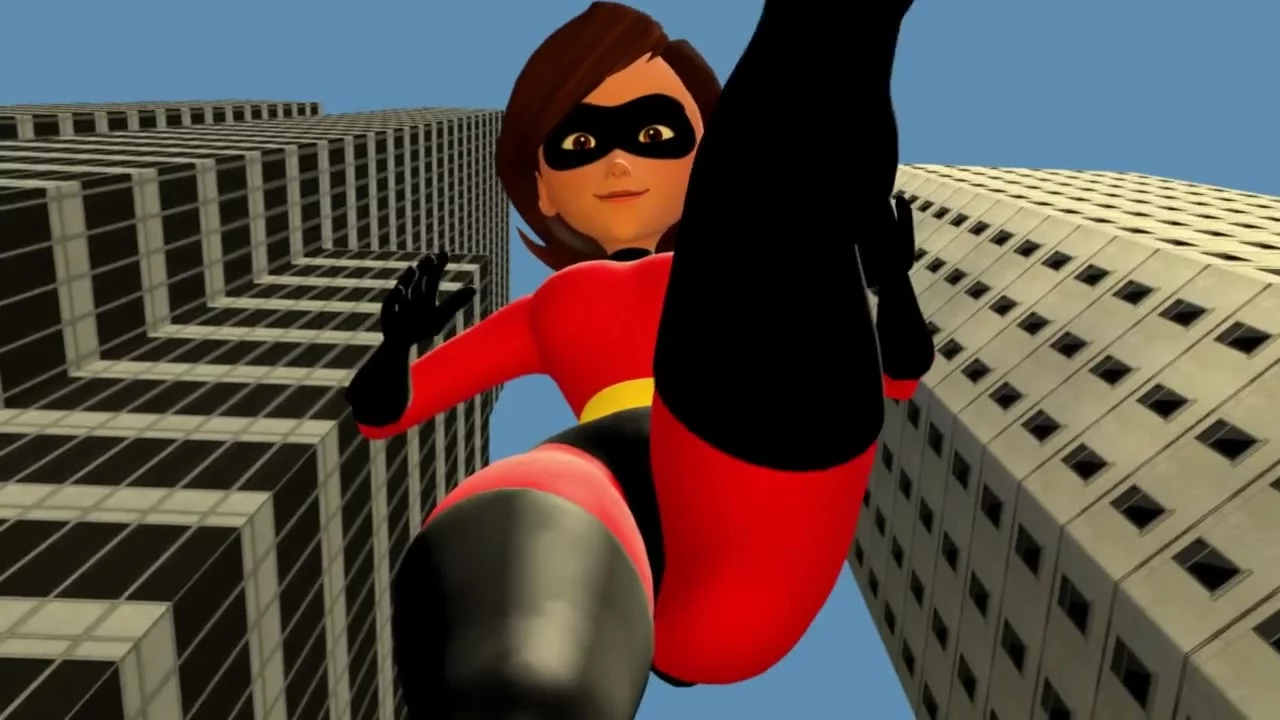 Moving Cartoon Sex Incredibles - 3D Giantess Worship - Helen Parr Elastigirl Incredibles 2 SFM HD 720p
