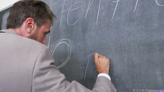 Jill Kassidy - Jill Kassidy Naughty School Girl Gets The D In Detention From Mr. Holmes