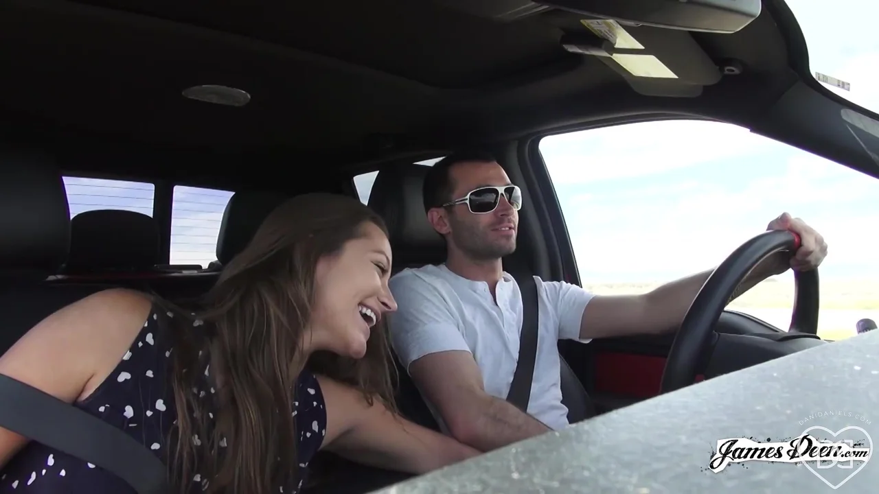 Dani and James in the desert