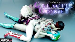 3d Animation Futanari Threesome In A Space Station