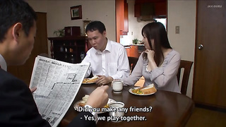 [OKSN-200] (English subbed) Sweaty Breasts of Mother-in-Law Nana Aoyama