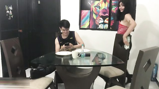 Horny stepsister craves her stepbrother's cock