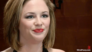 WIRED PUSSY - Katie Kox gets her BIG TITS Bound