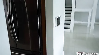 I catch my stepson spying on me while I'm in the shower.