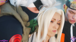 Octokuro,SonyaVibe,Purple Bitch, And Sia Siberia Sexy Jutsu Naruto Ninja Orgy