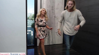 New neighbor Sadie Summers is horny and needs some heavy cream Featuring Sadie Summers , Ryan Mclane