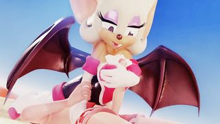 3D Zoo Bat Sex & Titjob Animation