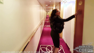 Cute College Girls On a Cruise Ship