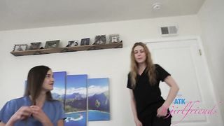 Fiona Peaches And Violet Viper - Nurse POV XXX