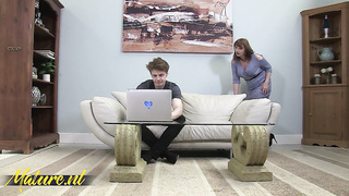 British Stepmom Lady Ava Takes Away Her Stepsons Virginity