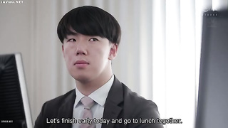 [JUR-343] My dangerous days from office menstrual leave were discovered, and my large-cocked colleag 2 video