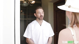 Fanta  goes for a massage at a resort