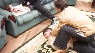 Roleplay Russian Two SchoolGirl Fucked by Two Boy P1 (P2 on TeenPornMaster)