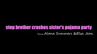 StepBrother Crashes Sister's Pajama Party