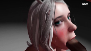 Вайт Банни делает минет и не только 1 серия