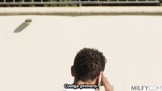 Curvy Milf Gets porn By 2 Eager Young Studs