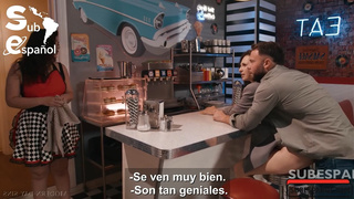 Liz Jordan - Escabulléndose en el restaurante para follar (sub español)