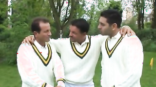 Poppy Morgan get ravished by 3 Asian guys.