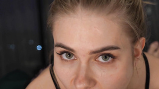 Kitty Wild blow job.