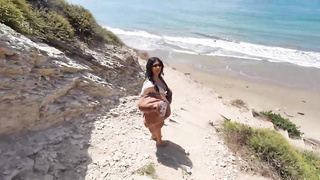 Cami Strella - Step Sister In Law Took Me To A Nude Beach Public Fuck [OF]