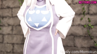 Momokun milf big dildo