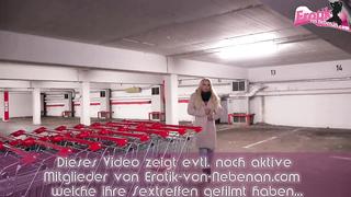 Lina Fitness Ass to mouth anal public at the supermarket parking lot