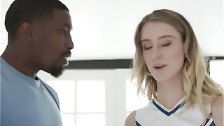 BBC Special Training For Teen Cheerleader Haley Reed