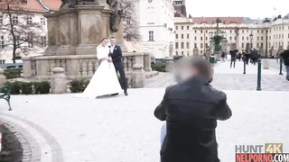 Husband Allows A Friend To Fuck His Wife In A Wedding Dress And Bring To Orgasm - Stacy Cruz