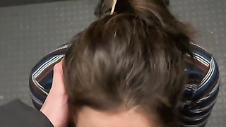 babe porn - POV Elevator pornjob rq