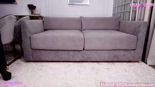 Purple Bitch Makima cosplay