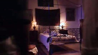 Trío entre hermanastro doble penetración. Español