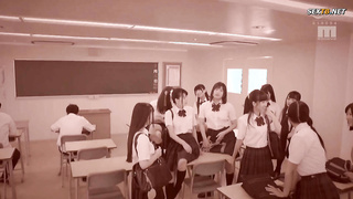 Japanese Time Stop School Orgy