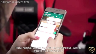 Desvirgando el culo a mi hermana