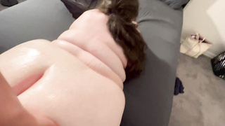 Oiled SSBBW PAWG Takes BBC