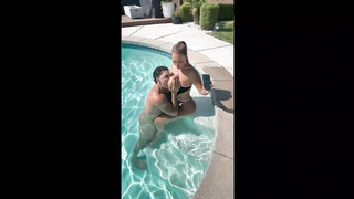 Alanna Pow - Cheating Wife Had Sex & Creampie By Pool [OF]