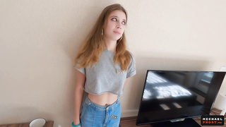 Step Brother Cum Twice With His New Step Sister - Miha Nika