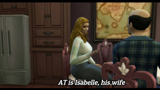 Animación 3D. Madrastra TRANS folla hijastro